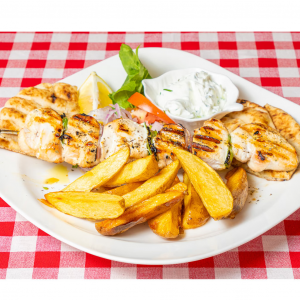 CHICKEN SOUVLAKI